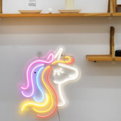 China Hard Best Price Superior Quality Multi-Colour Led Light Box Acrylic Neon For Unicorn for sale