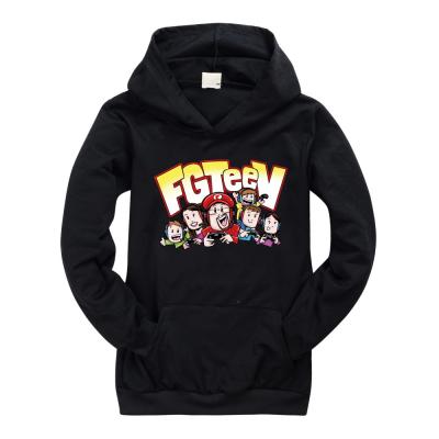 China Plain Anti-pilling Boys FGTEEV Custom Hoodies Kids Clothes Sportswear for sale