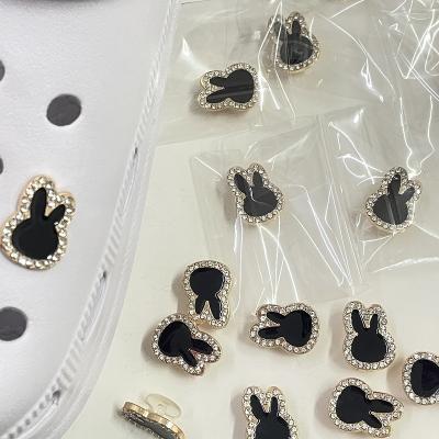 China Washable hot products prepare common bling diamond croc charm lookalikes Bling Crystal Clog Luxury Charms decorations for sale