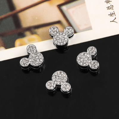 China 2022 Washable New Designer Wholesale Cheap Resin Mickey Mouse New Soft PVC Cartoon Croc Shoe Charm For Charming Lady for sale