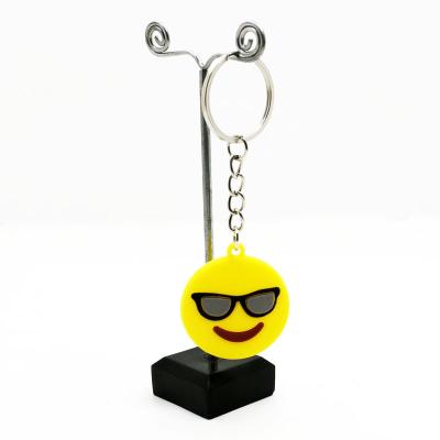 China OEM Emoticon Key Chain Q Series MOE Emoticon PVC Key Chain Bag Car Key Buckle Pendant Wholesale for sale