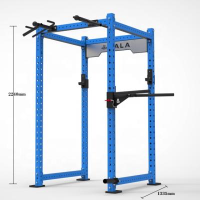 China Commercial Gym Fitness Gym Power Rack Cage Home Use HALA-E6-001 Crossamx Home Use Power Squat Rack for sale