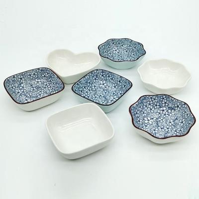 China Viable Korean Style Sauce Dish White Unique Design Cow Printed Ceramic Butter Dish For Kitchen for sale