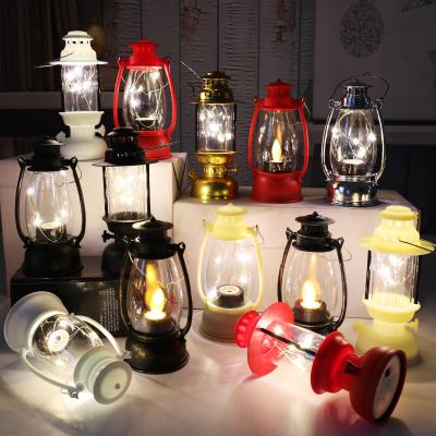 China Hot Selling Retro Living Room Decoration LED Lantern Halloween Decor Christmas Creative Gift LED Pony Lantern Bar Party Prop for sale