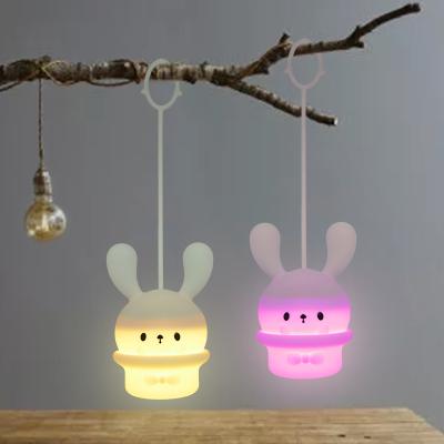 China 2022 Cute Animal Multicolor Animal 3D Silicone Baby Desk Lamp Indoor Animal Night Light for sale