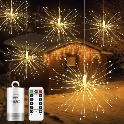 China Decorative Fireworks Christmas Home Fireworks Starburst Warm White Color Led Light Outdoor Led Decorative Light for sale