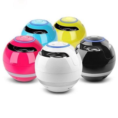 China Portable Blue Wireless Subwoofer Tooth Round Mini Audio Waterproof Outdoor Audio Mobile Phone Loudspeaker for sale