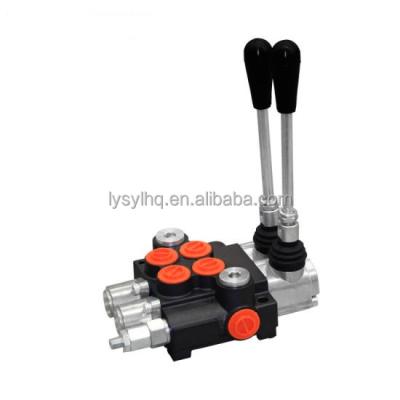 China Construction 2P40 Monoblock Directional Control 2Spool Valves For Tractor Loader Use for sale