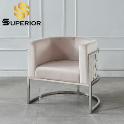 China Fancy Antique Ornate Hotel Living Room Accent Chairs With Metal Frame for sale