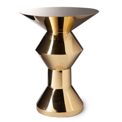 China Modern Modern Wall High Round Table Bar Kitchen Wedding Wedding Mounted Gold Chrome for sale