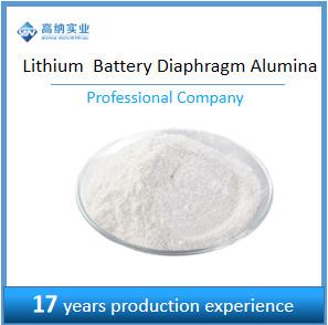 Chine Poudre en céramique D50 Al2o3 d'alumine de diaphragme de batterie d'ion de lithium à vendre