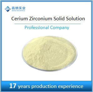 China GONA Cerium Zirconium Solid Brown Rare Earth Catalyst for sale