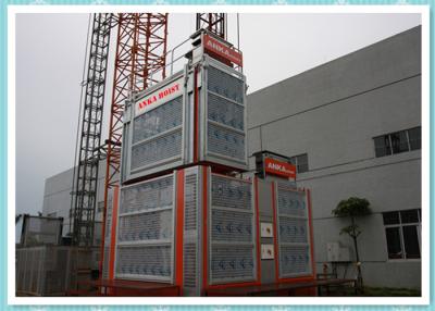 China Double Cage Rack And Pinion Elevator Hoist Platform For Bridge / Tower for sale