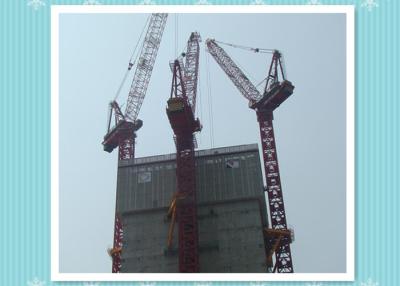 China Slef-Raising Electric Luffer Tower Crane Boom Length 50m , Hammerhead Tower Crane for sale