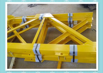 China Steel Structure Tower Crane Mast Section Construction With Shot Blast for sale