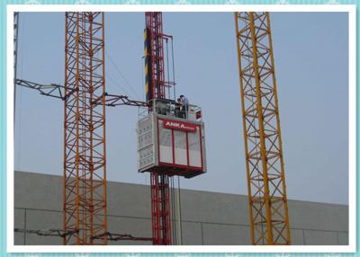 China Single Cage Construction Material Hoist With Middle Lifting Speed Building Hoist for sale