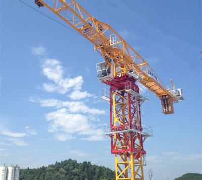 Китай Flat top Tower Crane 10 Ton 60m Jib length stationary type Construction Site Cranes продается