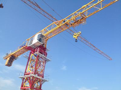 Cina Stationary type Topless Tower Crane  60m Jib length 3 Ton Tip load  10 ton max load in vendita