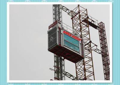 China Twin Mast Tower Rack And Pinion Hoist 4.0m Width 6.0m Length ANKA3000 CE Approval for sale