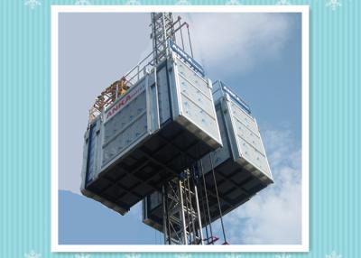 China Double Tower Mast Section Passenger And Material Hoist 3000kg Load Capacity for sale