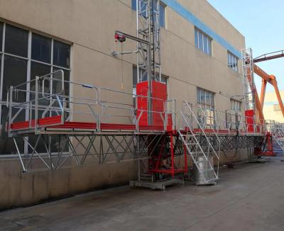 China Outside wall aerial work platform in Mast Climbing Platform  Single & Twin Tower for sale