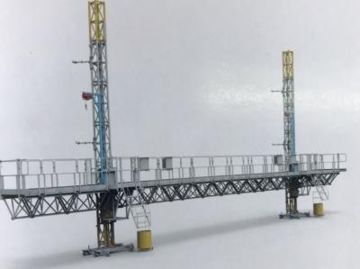 China STC100 mast die van de de Toren2400kg Lading van het het Werkplatform Tweeling de Capaciteitsstaal met het Onderdompelen Zin beklimmen Te koop