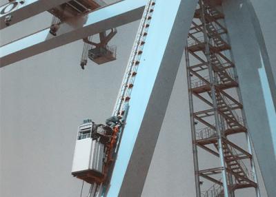 China Construction Industrial Elevator Lift Rack And Pinion Man Hoist 0-40m/ Min Speed for sale