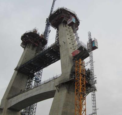 China Capacidade de carga de levantamento da torre 3000kg do mastro do gêmeo da grua ANKA3000 do material de construção do metal à venda