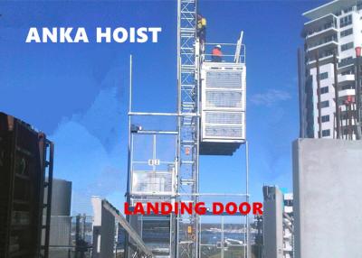 China Puerta del aterrizaje del piso de acceso de Hoistway/puerta de aterrizaje con el traje del pedal de enclavamiento al alzamiento constructivo y al alzamiento del hombre en venta