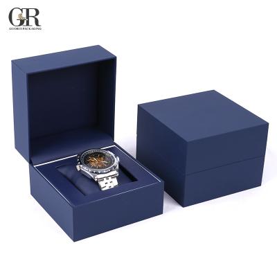 China Wholesale Luxury Custom Guorui Wooden Box/Watch Box/Watch Gift Box With PU Leather Watch Pillow for sale