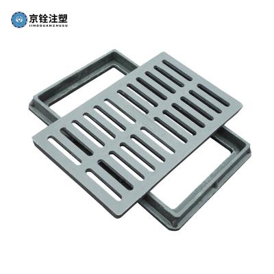 China New Kind FRP Manhole Cover Intercepting High Quality Better Than BMC Water Manhole Cover Drain Grating SMC Compound for sale