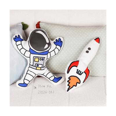 China Custom Plush Astronaut Home Nursery Decor Stuffed Toy Baby Pillows Cushions Covers for Christmas Gift for sale