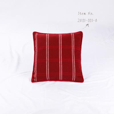 China Home Decor Anti-pilling Striped Couch Christmas Fall Cushion Luxury Checks Sheets 18 x 18 for sale