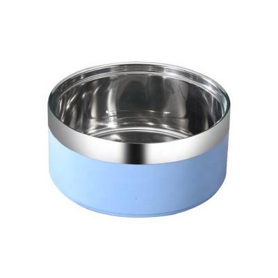 China High Security Sustainable Pet Feeder Stainless Steel Cat Dog Bowl With Water Dispenser for sale