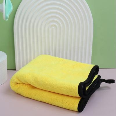 China Stored Pet Bath Towel Absorbent Towel Soft Quick Dry Dog Bath Towel for sale