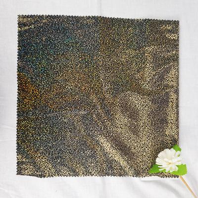 China Stretch KNITTING FDY FOIL DYE FABRIC FOR WOMEN MEN COATING DRES FABRIC 95%POLYERSTER 5%SPANDEX for sale