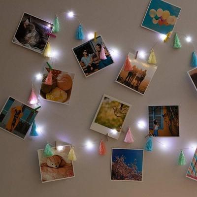 China Fairy String Lights LED Tassels String Lights for Holiday Christmas Birthday Bedroom Wedding Party Outdoor Decoration for sale