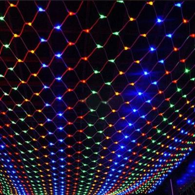 China Hongshun Mesh Outdoor LED String Lights Net Light Fairy Wedding Decoration Christmas Party String Lights for sale