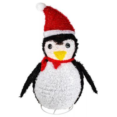 China Modern Christmas Penguin LED Decorative Light Indoor Outdoor Foldable Giant Lights for sale