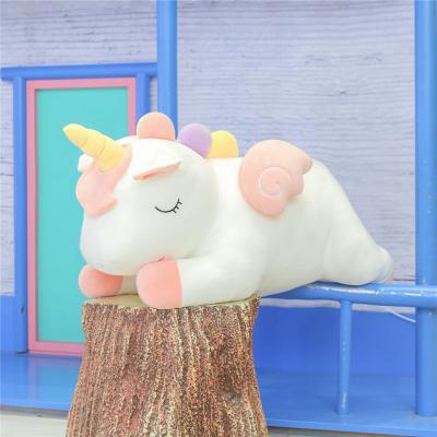 China Cheap Custom Soft Plush LOGO Mascot Gift Unicorn Stuffed Toy Unicornio With Wings Doll for sale