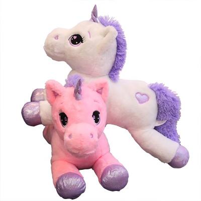 China Unicorn Plush Pillow 60cm Large Stuffed Plush Unicorn Toy Christmas Gift Kids Birthday Gift for sale