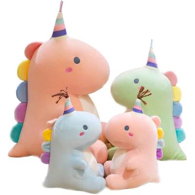 中国 Plush Sofe Stuffed Baby Toddler Christmas Gift Kawaii Candy Colorful Dinosaur Stuffed Toy Kawaii Animal Doll Plush Toy Soft Pillow Girl Boy 販売のため