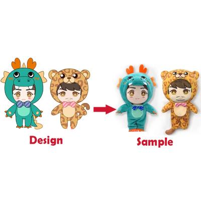 中国 Plush Sofe Stuffed Custom Korean Doll Plush Toy Star Doll Stuffed Toy Kpop Plush Toy High Quality With Low MOQ 販売のため