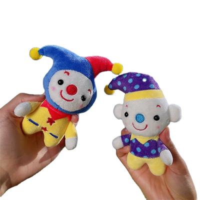 Cina Plush Sofe Stuffed Cute Plush Doll Wholesale Cute Cartoon Circus Clown Toy Factory Creative Key Chain Hanging Doll in vendita