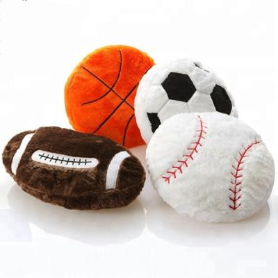 中国 Wholesale Soft Stuffed Sports Toy Baby Plush Toy Play Rugby Basketball Baseball Plush Toy Factory 販売のため