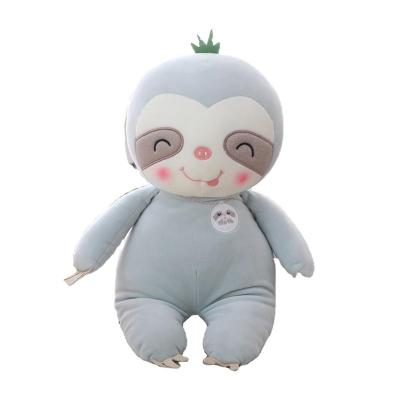 China Plush Customize Wholesale Animals Stuffed Toys Baby Sloth Toy Plush Child Bag for sale