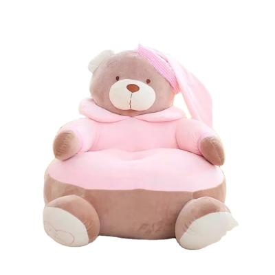 中国 Custom Plush Fashion Bear Cartoon Sofa Plush Animal Chairs For Sleeping Children 販売のため