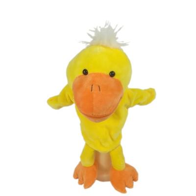 中国 Cozy Factory Sale Custom Cute Soft Plush Yellow Duck Hand Puppet Toy Wholesale 販売のため