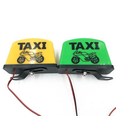 China 12V Motorcycle Decorative TAXI Lights Rear View Mirror Light Side Mirror Light for sale