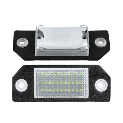 China LED License Plate Light Lamp Assembly Replacement For Ford Focus MK2 2003 Up C-MAX License Plate Light 6500K 12V for sale